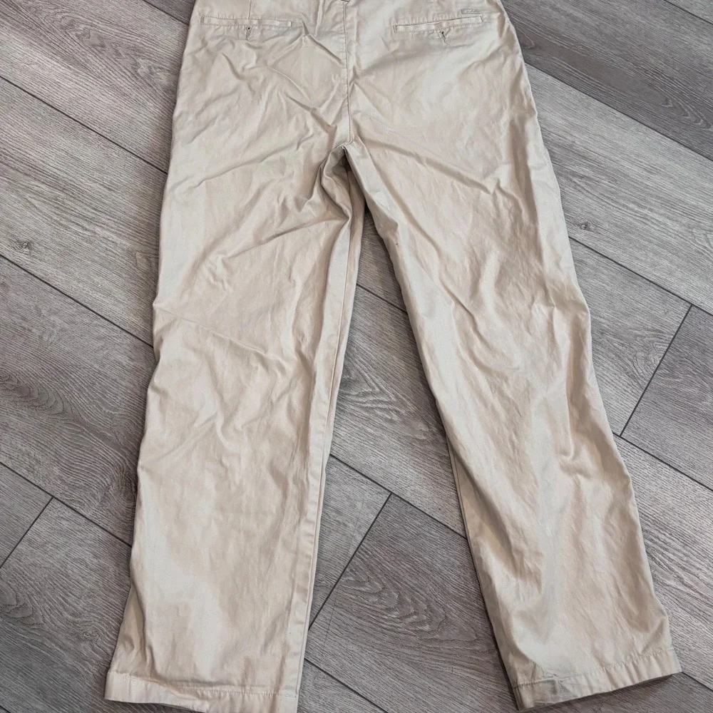 Parx Chino Pants Mens 35x30 Khaki Beige Cotton Straight Leg Trousers Casual